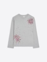 Embellished long sleeve tee