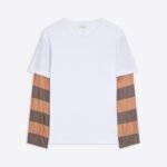 Contrast sleeves tee