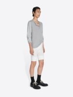 Pointelle henley tee - Image 3