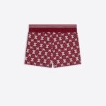 Ribbed jacquard shorts