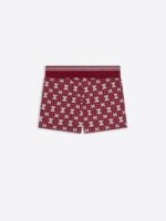 Ribbed jacquard shorts