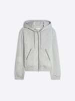 Loose zipped hoodie