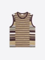 Striped cotton tank top