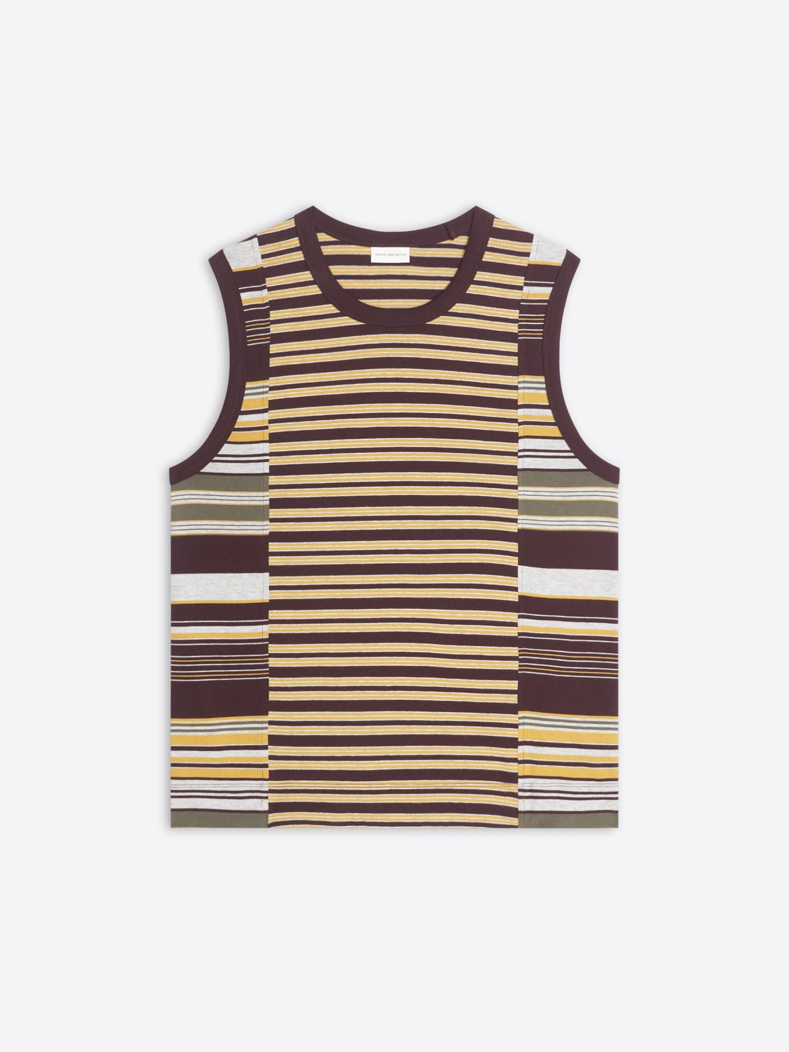 262-021118-4606-358_0 Striped cotton tank top - Image 1