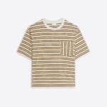 Striped cotton tee