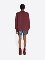 Oversized cotton sweatshirt - Image 4